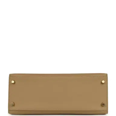 HERMÈS Hermes Kelly Sellier 28 Poussiere Epsom Permabrass Hardware | Thumbnail 6