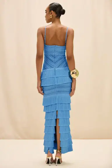 PatBo CLARA FRINGE MAXI DRESS | Thumbnail 3
