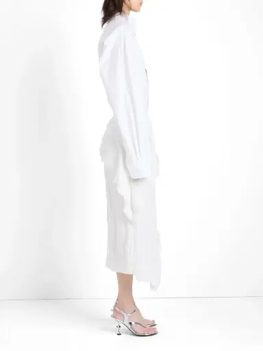 Proenza Schouler Hansly Memory Cotton Midi Skirt | Thumbnail 3 Proenza Schouler Hansly Memory Cotton Midi Skirt | Thumbnail 3