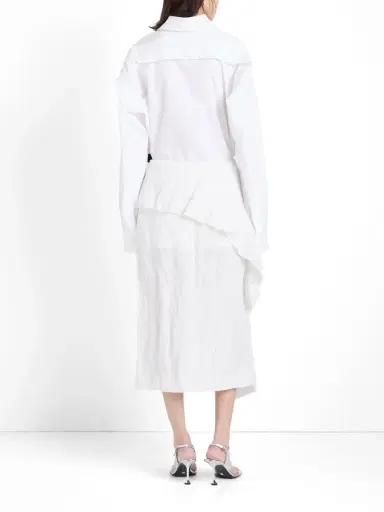 Proenza Schouler Hansly Memory Cotton Midi Skirt | Thumbnail 4 Proenza Schouler Hansly Memory Cotton Midi Skirt | Thumbnail 4