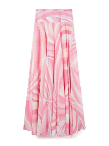 PUCCI Iride-Print Cotton Muslin Maxi Skirt | Thumbnail 1