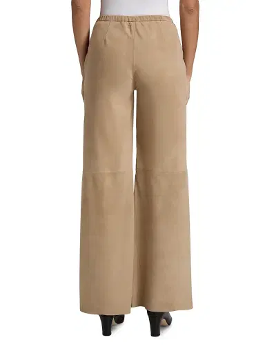 LAMARQUE Women's Elise Suede Wide-Leg Pants | Thumbnail 5 LAMARQUE Women's Elise Suede Wide-Leg Pants | Thumbnail 5