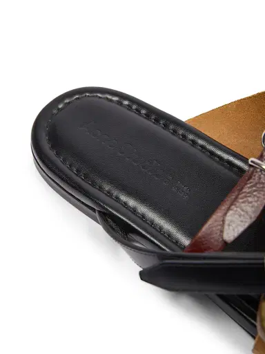 Acne Studios Men's Beltie Layered Buckle Sandals - Multi Brown | Thumbnail 6 Acne Studios Men's Beltie Layered Buckle Sandals - Multi Brown | Thumbnail 6