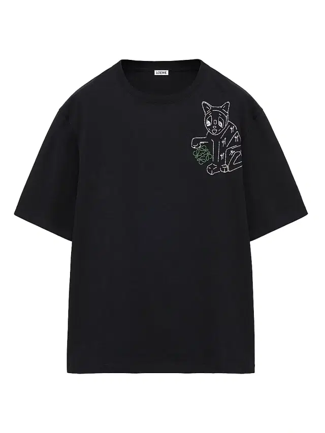 Men's  x Louis Wain Loose-Fit T-Shirt - Black