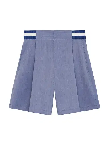 Loewe Men's Pleated Wool-Blend Shorts | Thumbnail 1 Loewe Men's Pleated Wool-Blend Shorts | Thumbnail 1