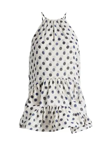 Misa Los Angeles Women's Faith Polka Dot Halterneck Top | Thumbnail 1