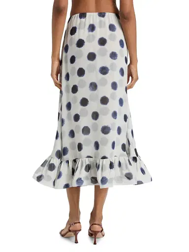 Misa Los Angeles Women's Hope Polka-Dot Midi-Skirt | Thumbnail 5 Misa Los Angeles Women's Hope Polka-Dot Midi-Skirt | Thumbnail 5