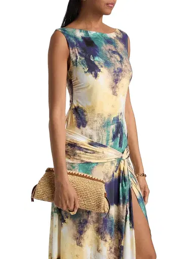 Misa Los Angeles Women's Safira Printed Maxi Dress - Abstract Expression - Size XL | Thumbnail 6 Misa Los Angeles Women's Safira Printed Maxi Dress - Abstract Expression - Size XL | Thumbnail 6