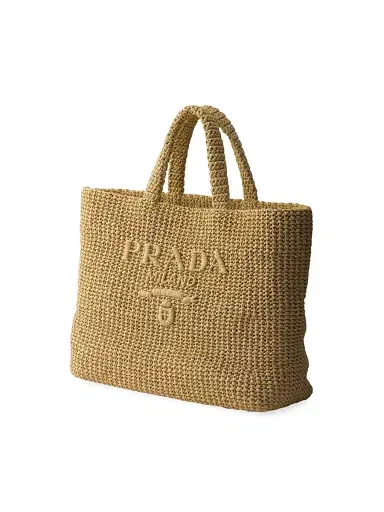 Prada Women's Crochet Tote Bag | Thumbnail 2 Prada Women's Crochet Tote Bag | Thumbnail 2