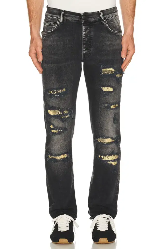 Amiri Snake Thrasher Skinny Jean