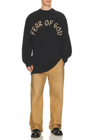 Fear of god Heavyweight Jersey Fear Of God, F Of G Long Sleeve Tee | Thumbnail 3