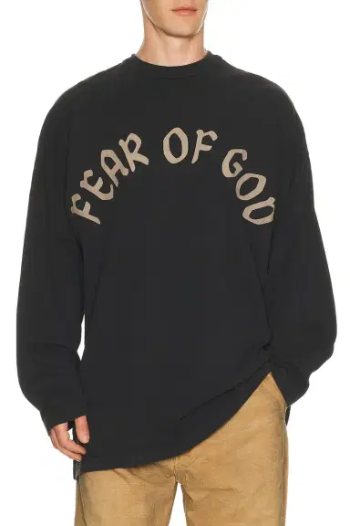 Fear of god Heavyweight Jersey Fear Of God, F Of G Long Sleeve Tee | Thumbnail 1