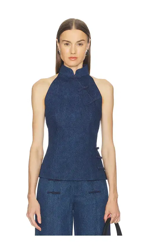 Ezra Denim Top
