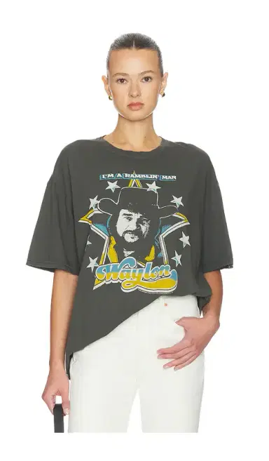 Junk Food Waylon I'M A Ramblin' Man Tee | Thumbnail 1