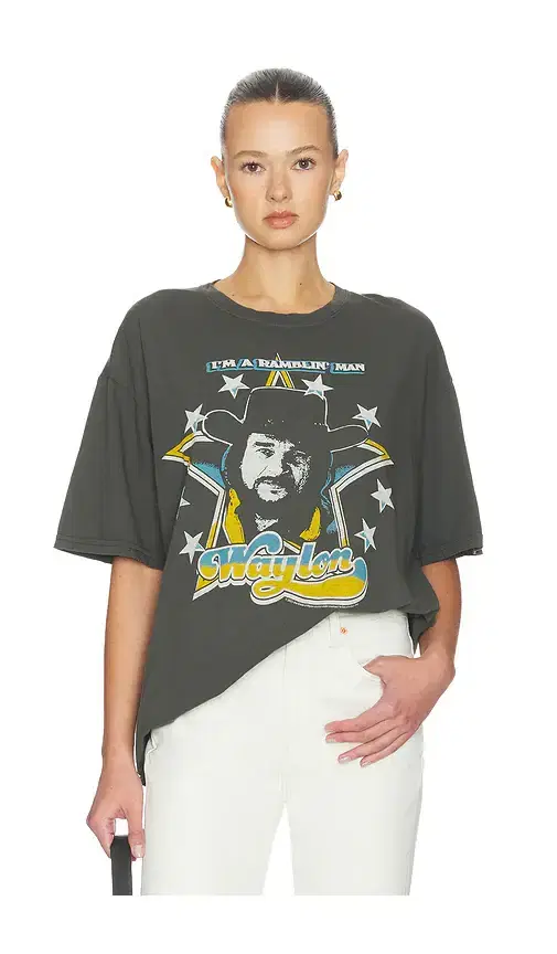 Junk Food Waylon I'M A Ramblin' Man Tee