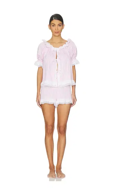 Sleeper Romantica Lounge Set With Shorts | Thumbnail 2