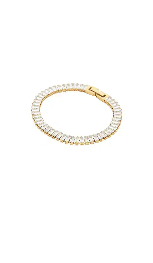 Mazin Jewels Baguette Tennis Bracelet