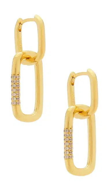 Mazin Jewels Double Lock Earrings | Thumbnail 1 Mazin Jewels Double Lock Earrings | Thumbnail 1