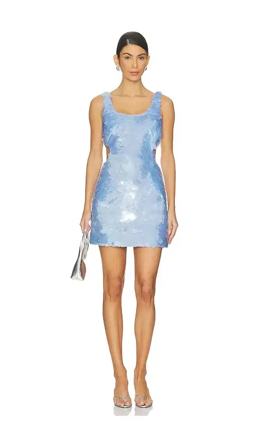 SIMKHAI Emilie Sequin Mini Dress