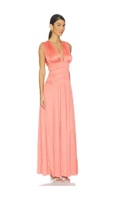 Ulla Johnson Tasneem Deep V Gown | Thumbnail 2 Ulla Johnson Tasneem Deep V Gown | Thumbnail 2