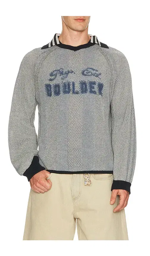 Athletic Stripe Sweater