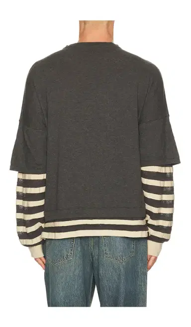 Isa Boulder Gauzine Stripe Long Sleeves | Thumbnail 6