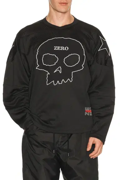 Pleasures x Zero Skateboards Jamie Hockey Jersey | Thumbnail 3 Pleasures x Zero Skateboards Jamie Hockey Jersey | Thumbnail 3