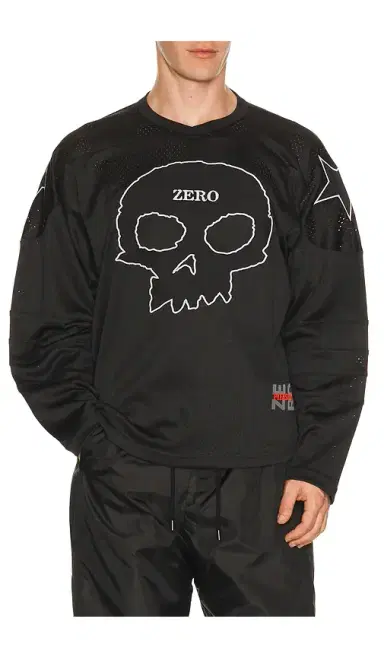 Pleasures x Zero Skateboards Jamie Hockey Jersey | Thumbnail 1 Pleasures x Zero Skateboards Jamie Hockey Jersey | Thumbnail 1