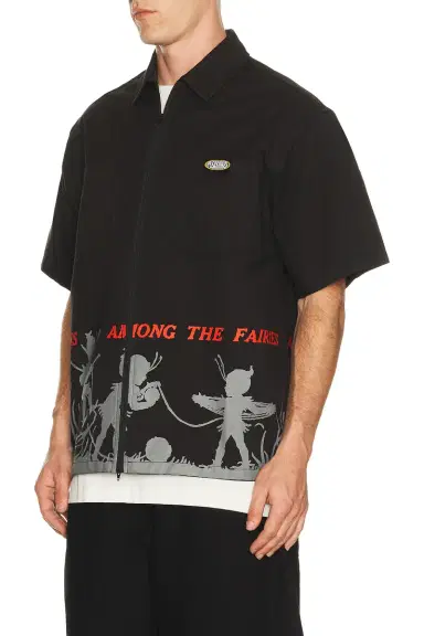 Pleasures Fairies Zip Shirt | Thumbnail 4
