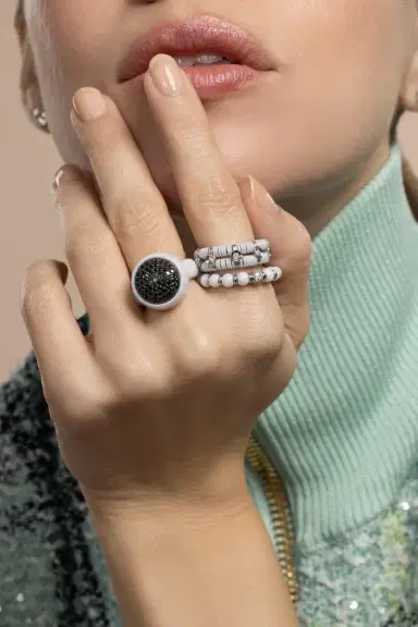 ROBERTO DEMEGLIO Diamond White Sfera Ring | Thumbnail 2