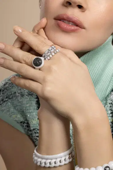 ROBERTO DEMEGLIO Diamond White Sfera Ring | Thumbnail 3