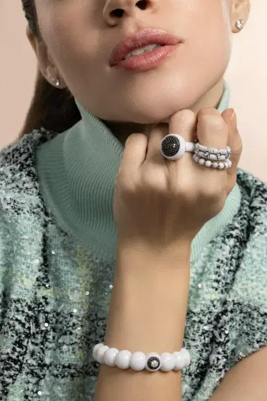 ROBERTO DEMEGLIO Diamond White Sfera Ring | Thumbnail 4