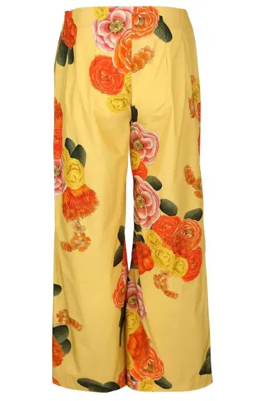 Giambattista Valli Floral Part Wide Leg Trouser | Thumbnail 1 Giambattista Valli Floral Part Wide Leg Trouser | Thumbnail 1