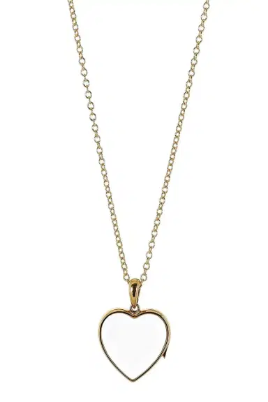 LOQUET Heart Large Locket Rolo Chain Necklace | Thumbnail 1 LOQUET Heart Large Locket Rolo Chain Necklace | Thumbnail 1
