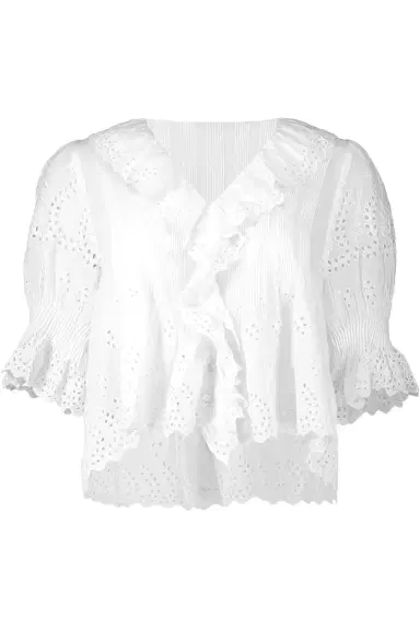 DÔEN Henri Top - Salt Eyelet | Thumbnail 1