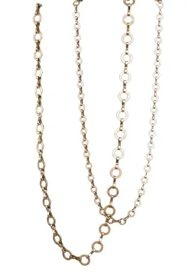 Azlee Medium Circle-Link Smooth Chain Necklace | Thumbnail 1