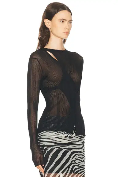 BLUMARINE Long Sleeve Top | Thumbnail 2