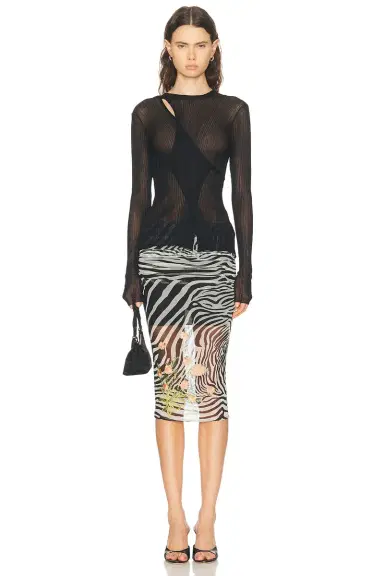 BLUMARINE Long Sleeve Top | Thumbnail 4