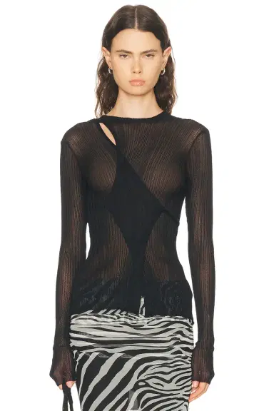 BLUMARINE Long Sleeve Top | Thumbnail 1