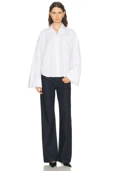 BLUMARINE Button Up Top | Thumbnail 4