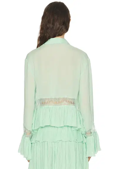 Blumarine Long Sleeve Top | Thumbnail 3 Blumarine Long Sleeve Top | Thumbnail 3
