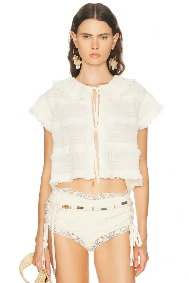 AKNVAS Audra Ruffled Blouse
