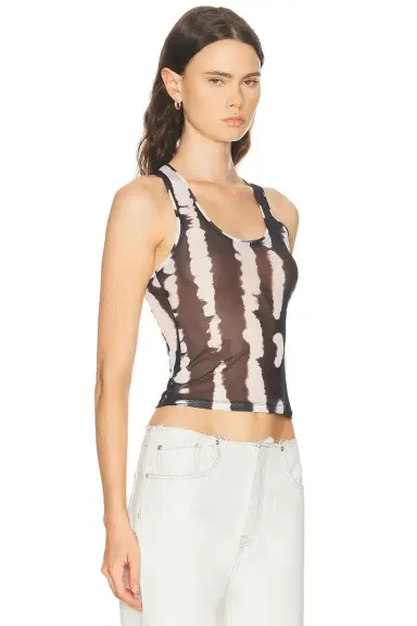Aknvas Loni Tie Dye Mesh Tank Top | Thumbnail 2