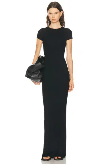 ÉTERNE Cap Sleeve Maxi Dress | Thumbnail 1