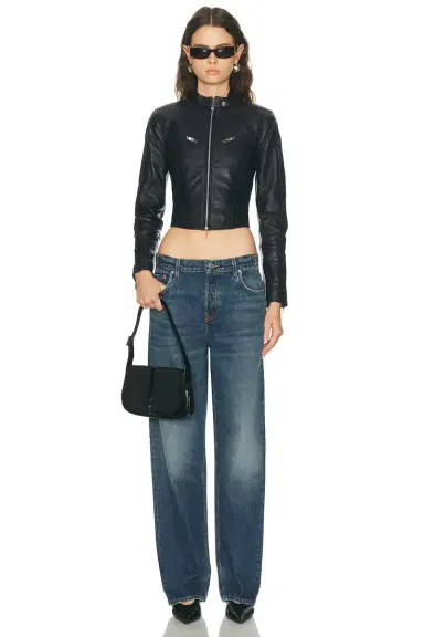 GRLFRND Danica Leather Racer Jacket | Thumbnail 6 GRLFRND Danica Leather Racer Jacket | Thumbnail 6