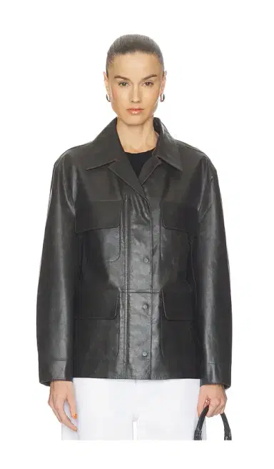 GRLFRND Dara Leather Jacket | Thumbnail 2 GRLFRND Dara Leather Jacket | Thumbnail 2