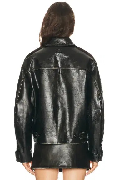 Miu Miu Vitello Jacket | Thumbnail 3 Miu Miu Vitello Jacket | Thumbnail 3