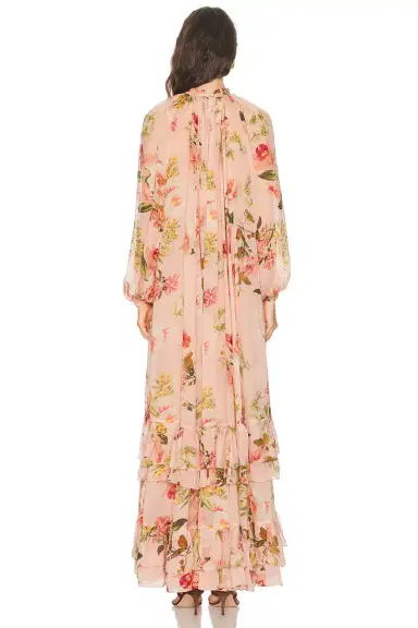 Hemant & Nandita Ayla Floral Maxi Dress | Thumbnail 3