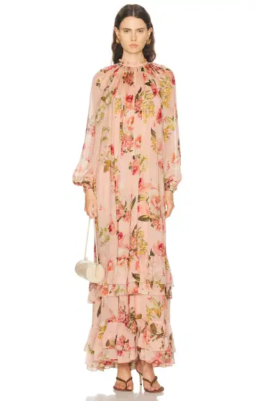 Hemant & Nandita Ayla Floral Maxi Dress | Thumbnail 1