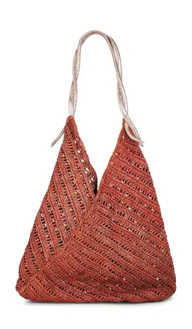 florabella Panama Crochet Raffia And Leather Tote Bag | Thumbnail 2 florabella Panama Crochet Raffia And Leather Tote Bag | Thumbnail 2
